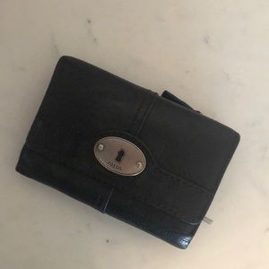 Fossil Black Leather Wallet